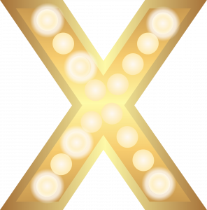 Activator X - Image of the letter X in bright gold