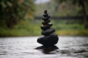 Image of several stacked rocks perfectly balanced